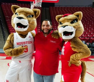 Steven Burns with Sasha and Shasta
