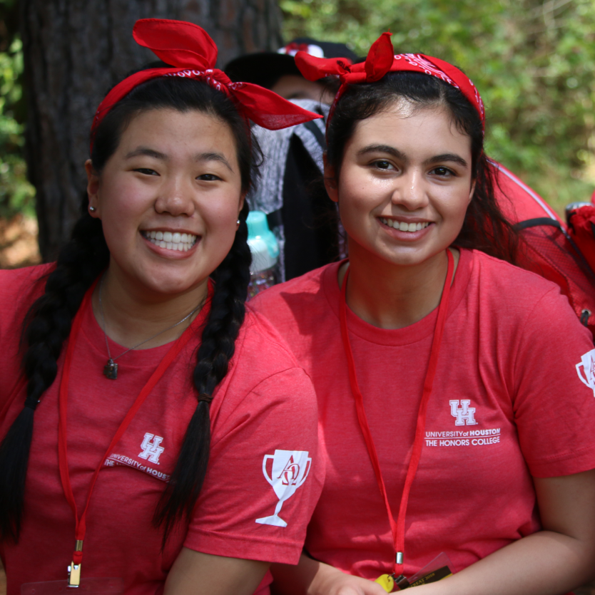 girls at Honors Retreat
