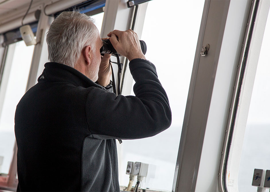 Ice observer John Powell