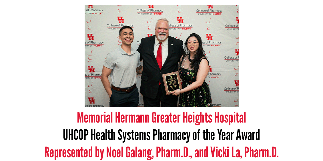 Health Systems Pharmacy, Memorial Hermann Greater Heights Hospital